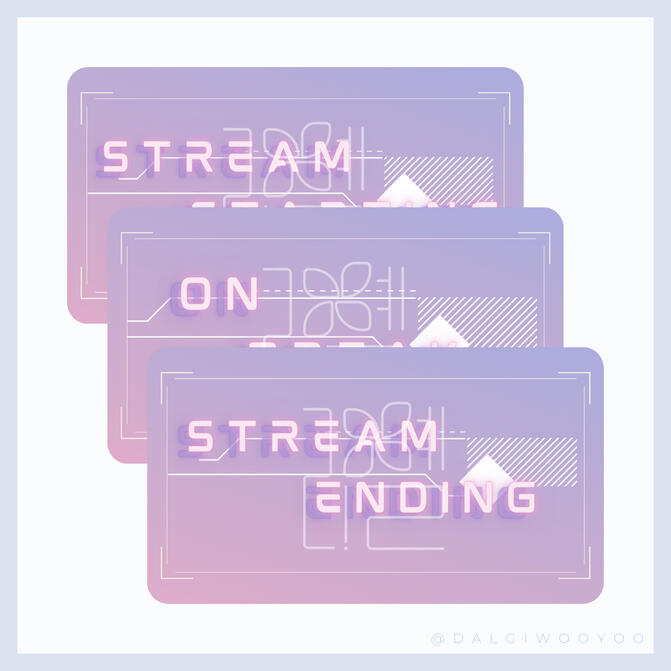 Scenes (Start/BRB/End)